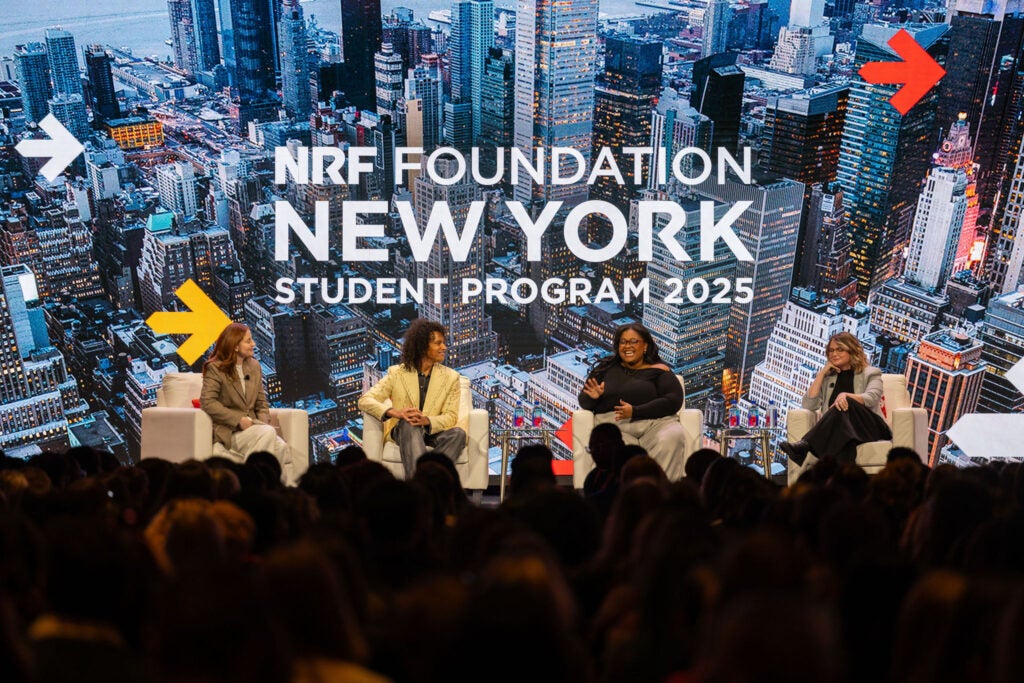 Presenters on stage at the NRF Foundation student program